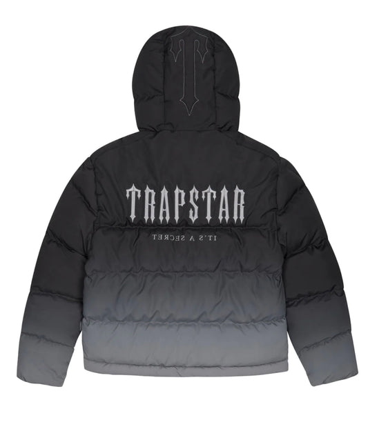 Яке - TRAPSTAR Decoded Hooded Puffer Jacket 2.0 - Black Gradient